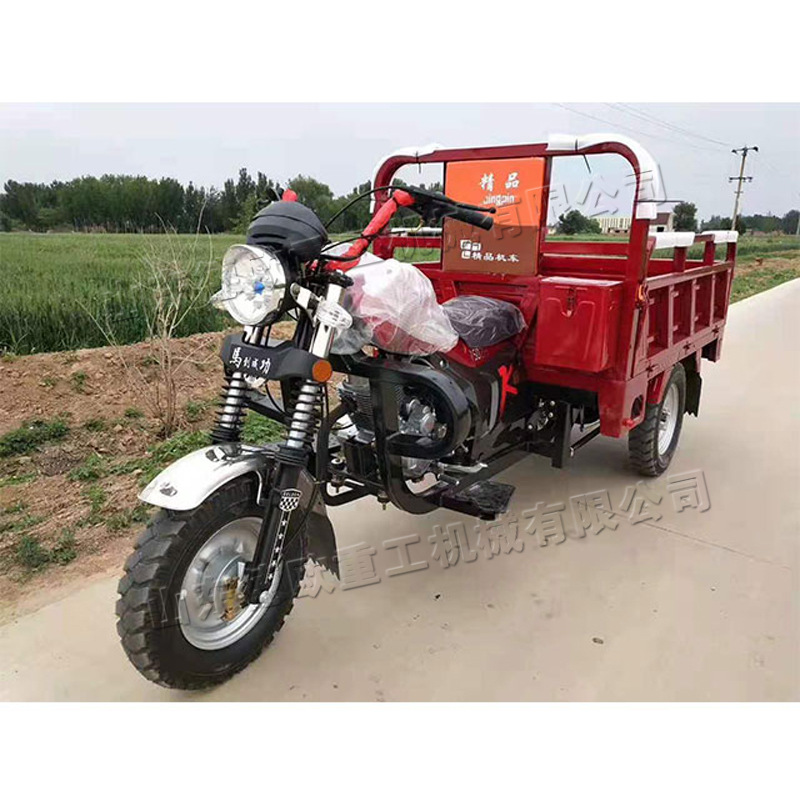 汽油摩托三轮车 粮食运输汽油摩托车 农用代步汽油装载车 灵活
