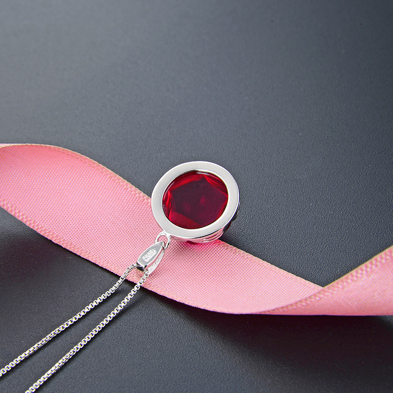 S925 flores de plata ligera colgante de lujo feminino maduro personalidad simple colgante de plata accesorios fuente al por mayor