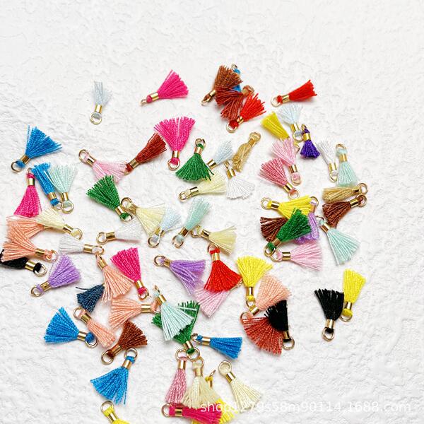 small earrings with tassels