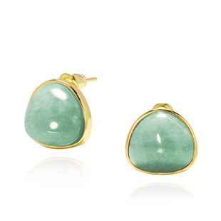 Japanese organic agate emerald jewelry natural stone, bracelet stainless steel, with gem 3