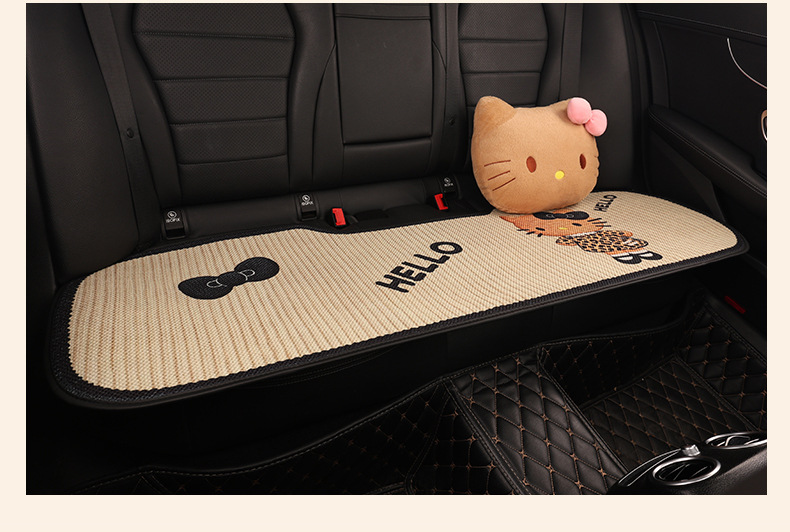 Cartoon Car Seat Cushion, Suitable for All Seasons, Cute and Thin Breathable Seat Cover for Girls, Summer Cooling Pad, Ventilated, 26 Styles