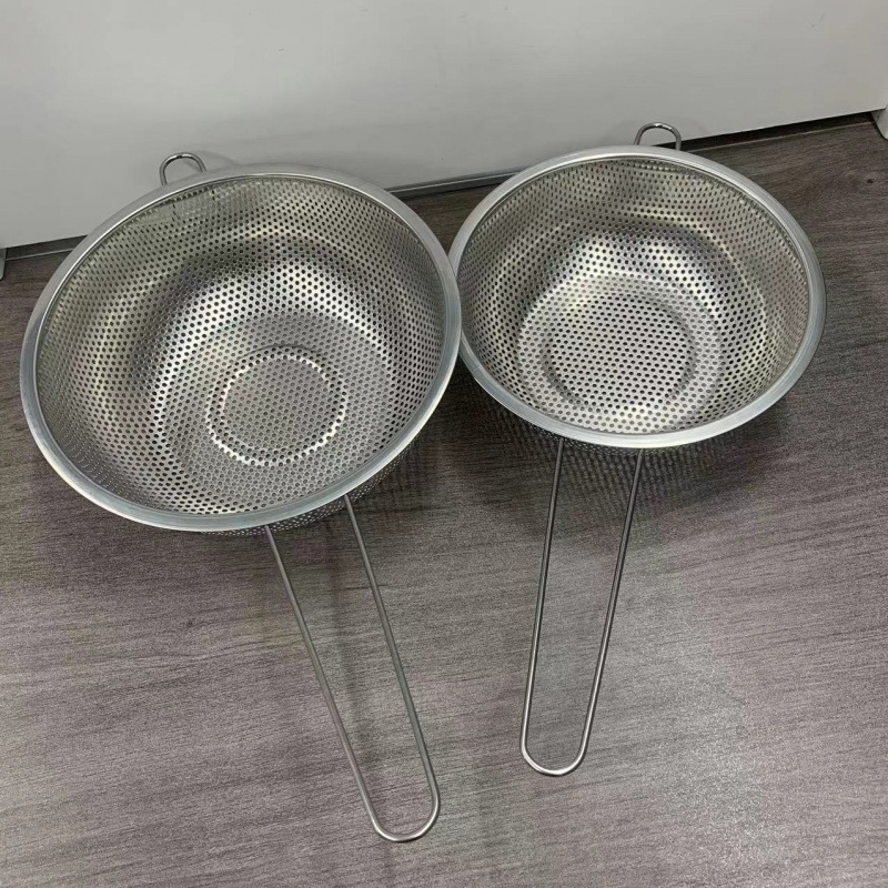fideos pescados, dumplings fritos, filtro de filtro de malla, cucharas de agua, cucharas de agua, cucharas de acero inoxidable para cocina doméstica