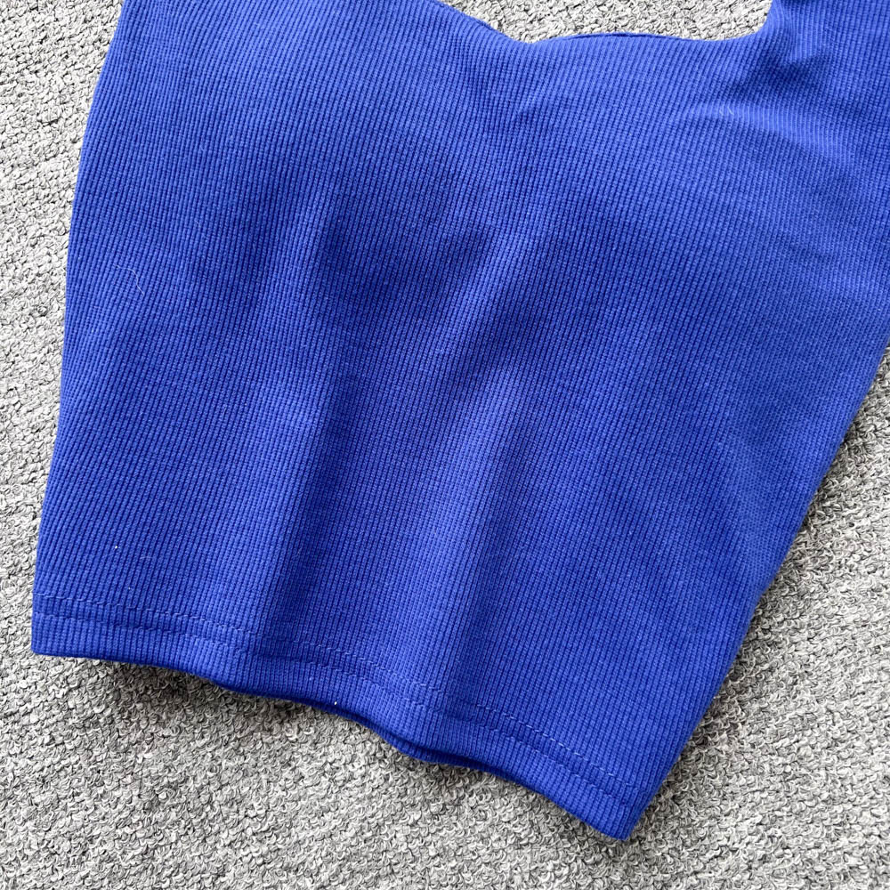 84g Weight Cotton, Rib Fabrics Fabric Type Short Top Length Vest Tops Type Holiday, Banquet, Daily Occasion Halter Neck Neckline Slim Fit Type Solid Color Pattern Summer Season Women's Gender Elegant, Streetwear Style Wholesale Women's Elegant Streetwear Solid Color Tank Tops 23