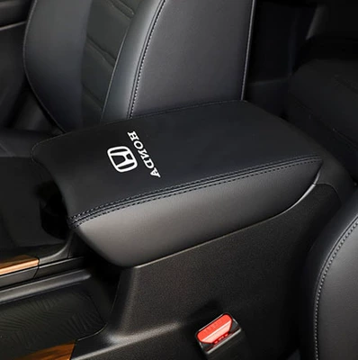 Siwei central armrest box cover | Sürətlər qutusu və əl tormozu başlıqları - 12-16-black-leather-and-black-line-marked