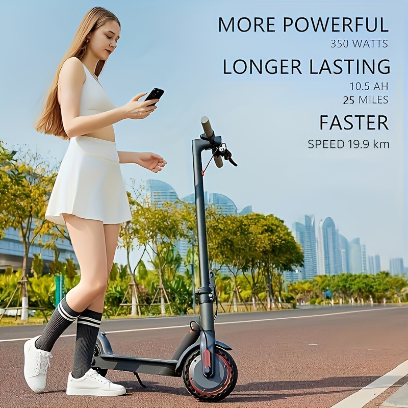 Electric Scooter 350W 36V 8.5 Inch Solid Tires 25 Mi image 1