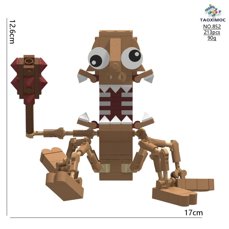 外国の AI 山と海の古典木の棒人間融合ビッグボス変異シリーズフィギュアビルディングブロック子供の教育組み立ておもちゃ|undefined