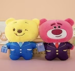 Printed bear / 20-25cm (single price