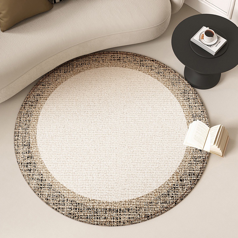 Alfombra de oficina redonda europea sala de estar sofá mesa de té mantas de estudio cojín de silla giratoria cojín de asiento de cama cojín de cama