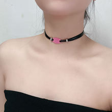 ��ɫƤ�K�pC��ĸ��Ů����L�߼���choker�i��Ȧ�����b��i��