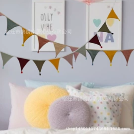 吊旗/三角旗;拉花、彩带;女装加工