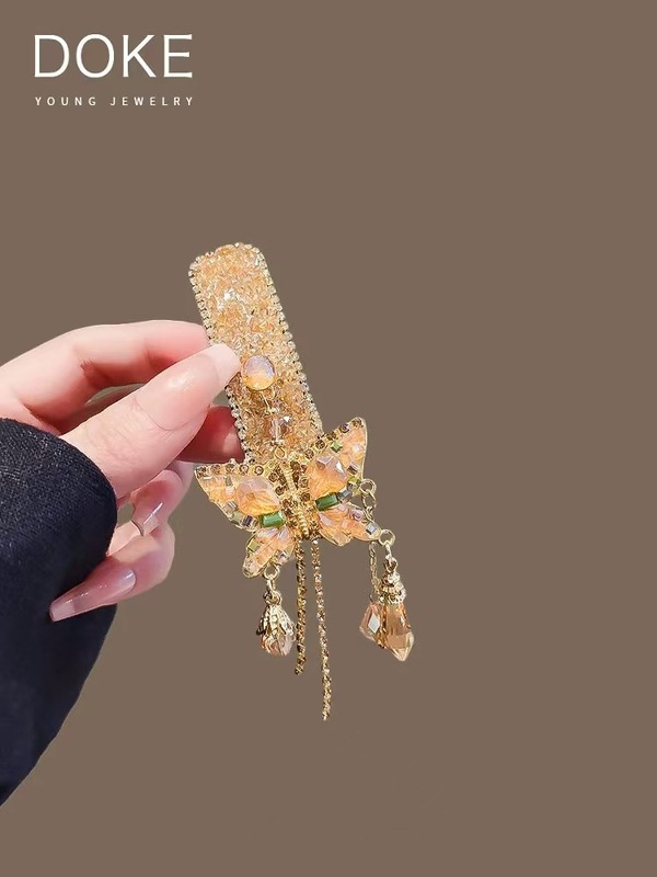 超可爱韩系简约蝴蝶结小狗发夹简约卡通童趣时尚百搭刘海前额发夹|undefined