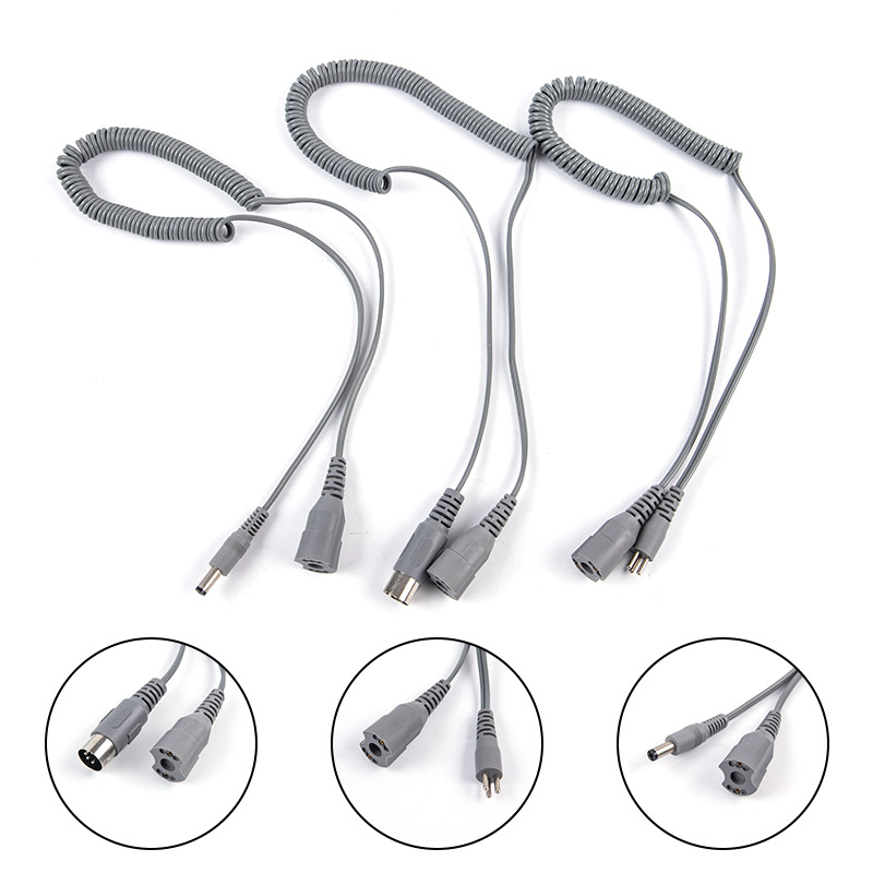 彈簧線 伸縮線 美甲機打磨機手柄專用 延長線 電源連接線