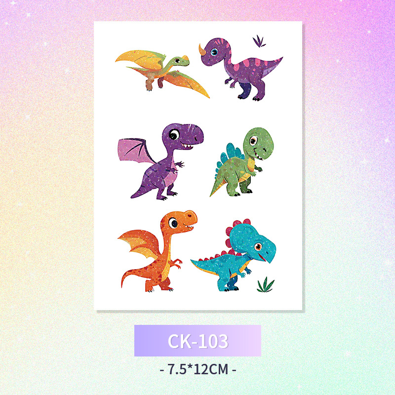 Glitter mariposa cara pegatinas tatuaje pegatinas hadas lavable impermeable de larga duración lindo unicornio ciervo Luna Estrella Planeta