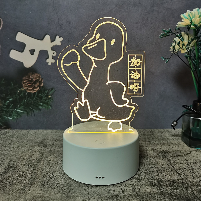 Rechargeable 3d nightlight creative usb small desk lamp company activity gift logo pattern design nightlight Rechargeable 3d nightlight creative usb small desk lamp company activity gift logo pattern design nightlight