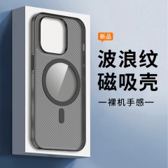 ソース工場はiphone13141516promax超薄型波紋真磁石ppマグネット携帯ケースを適用している
