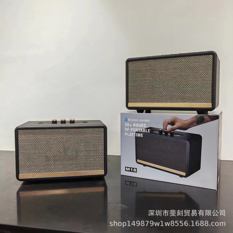 起爆金M18無線音響屋外新型ハイパワー携帯家庭用マルレトロbluetoothサブウーファースピーカー|undefined