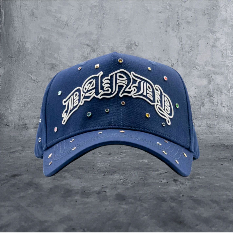 Tendencia transfronteriza hip hop Dandy Dandy sombrero con letras de diamante sombrero de pato doblado a lo largo del sombrero de béisbol image 56