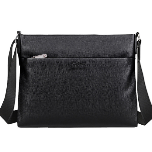 Men's Business Bag Large Capacity Single Shoulder A4 Paper Briefcase Crossbody Bag Casual Men's Bag