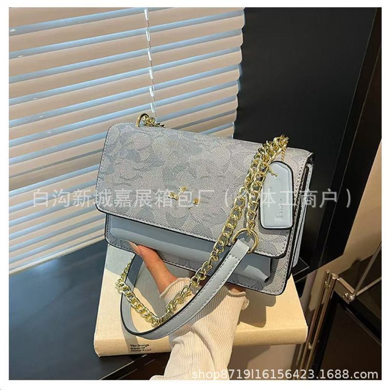 外贸女包时尚简老花色手提包潮2025新款pu质感单肩斜挎包bags批发|undefined