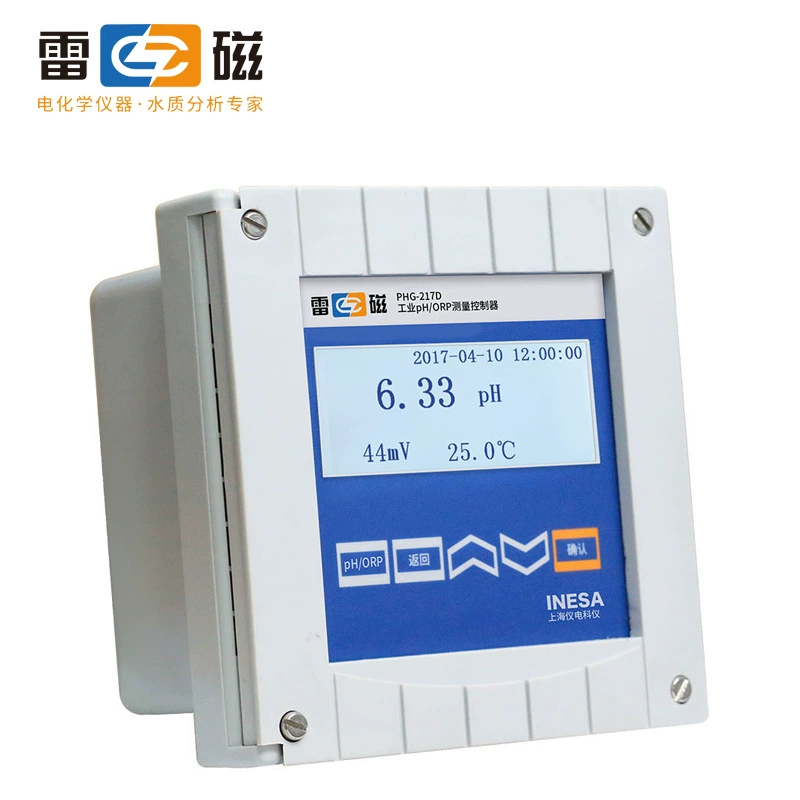 Шанхайский промышленный контроллер измерения pH/ОВП типа Leici PHG-217D