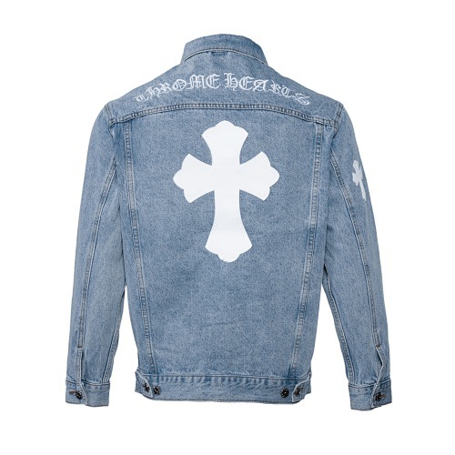 GMABCD Unisex Cross-Detail Denim Jacket – Relaxed Graphic Streetwear Outerwear - detail 9