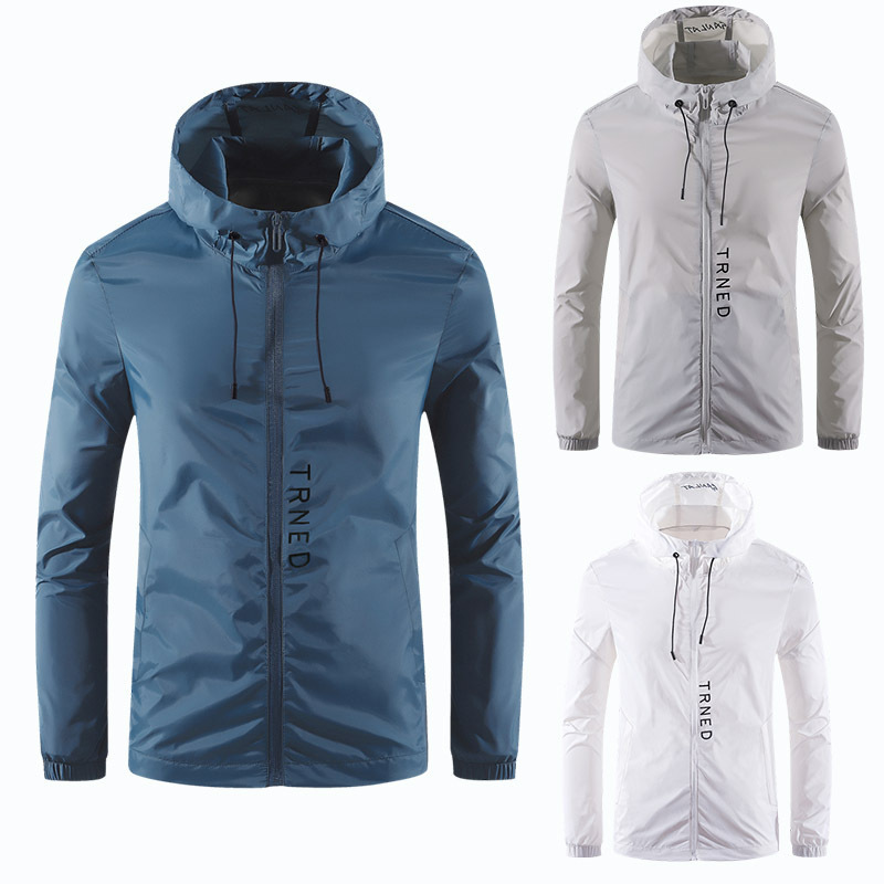 Ropa de protección solar para hombres de verano delgada seda de hielo transpirable para hombres al aire libre ropa de piel ligera de pesca ropa de protección solar chaqueta pareja image 1