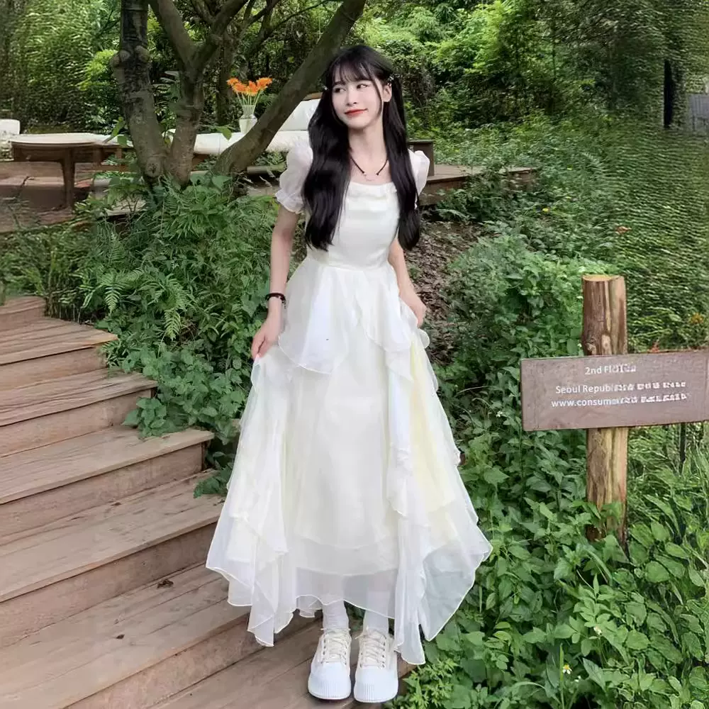 18岁成人礼裙子女生礼服高中生法式生日小礼服连衣裙甜美森系仙女