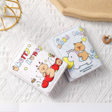 外贸热卖印花折叠钱包多卡位证件包大容量零钱包卡夹钱夹一件代发