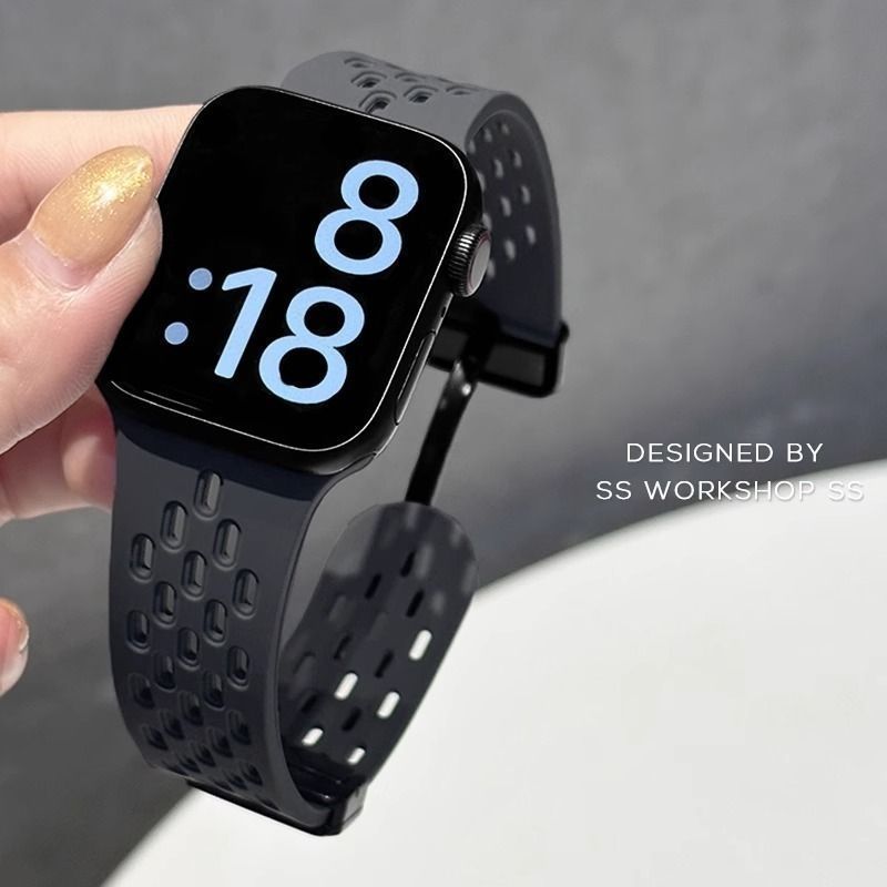 適用apple腕時計バンドシリコン磁気バックルiWatch10腕時計バンドs 10/8/s 9567世代男女|undefined