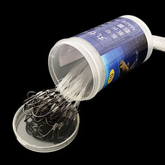 Wholesale fish hooks, bucket-bound, finished with line, single hook, sea fishing leader hooks, boat fishing large fish hooks