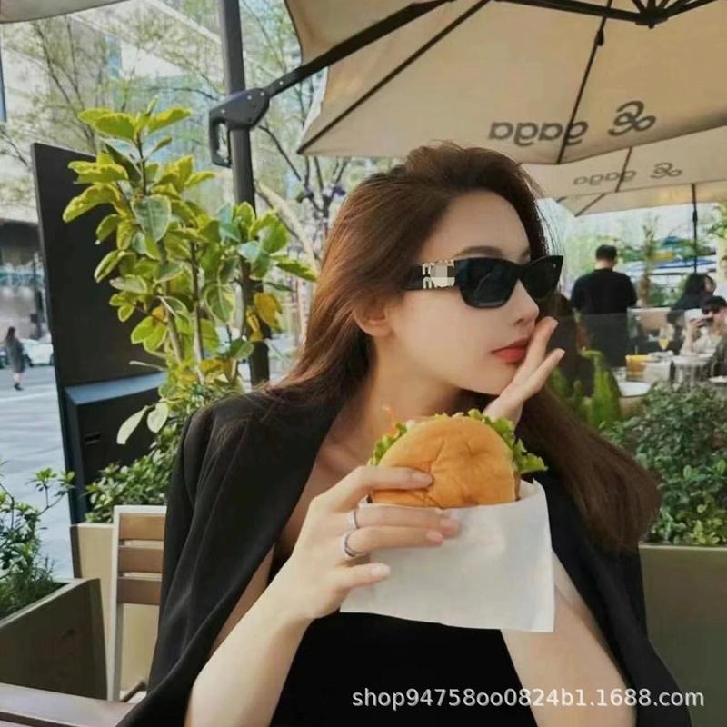 SMU09W新款时尚墨镜女全框太阳镜防紫外线个性潮流眼镜户外防晒|undefined