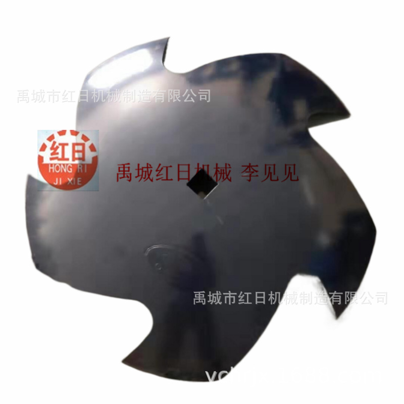 红日锰钢硼钢圆盘耙片  批发810直径缺口耙片  开荒配件圆盘耙片