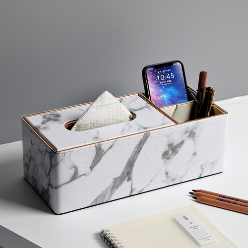 Tissue Box for Home Living Room Creative Remote Control Storage Box Coffee Table Luxury Multi-Functional Fashion Desktop Wholesale