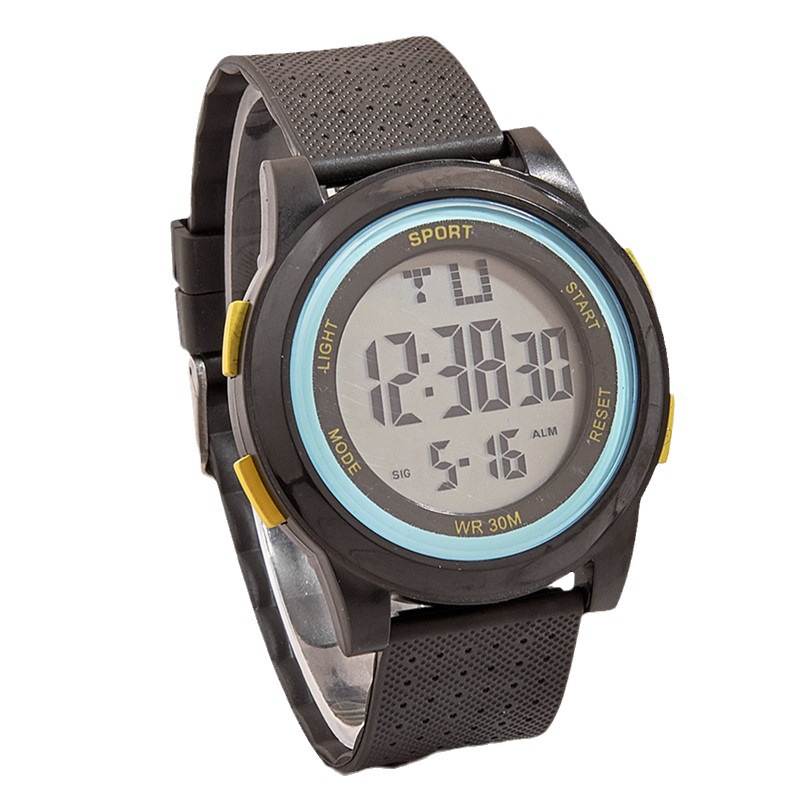 Moda casual estudiante deportes impermeable electrónico LED reloj de mujer pareja de gran dial reloj de mujer deportes de hombre reloj electrónico