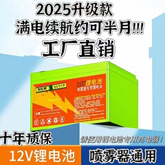 12v リチウム電池噴霧器ハイパワー大容量農業用電動噴霧器オーディオ照明バッテリー