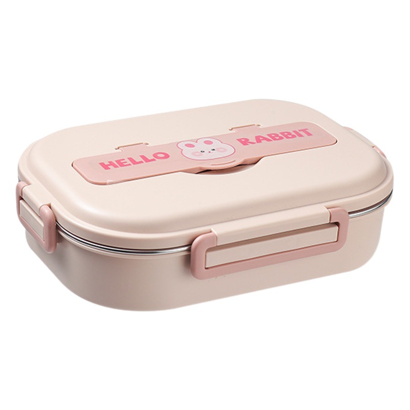 304 de acero inoxidable compartimiento aislado caja de almuerzo estudiante separado sellado caja de almuerzo con tapa caja de almuerzo cuatro rejilla cinco rejilla