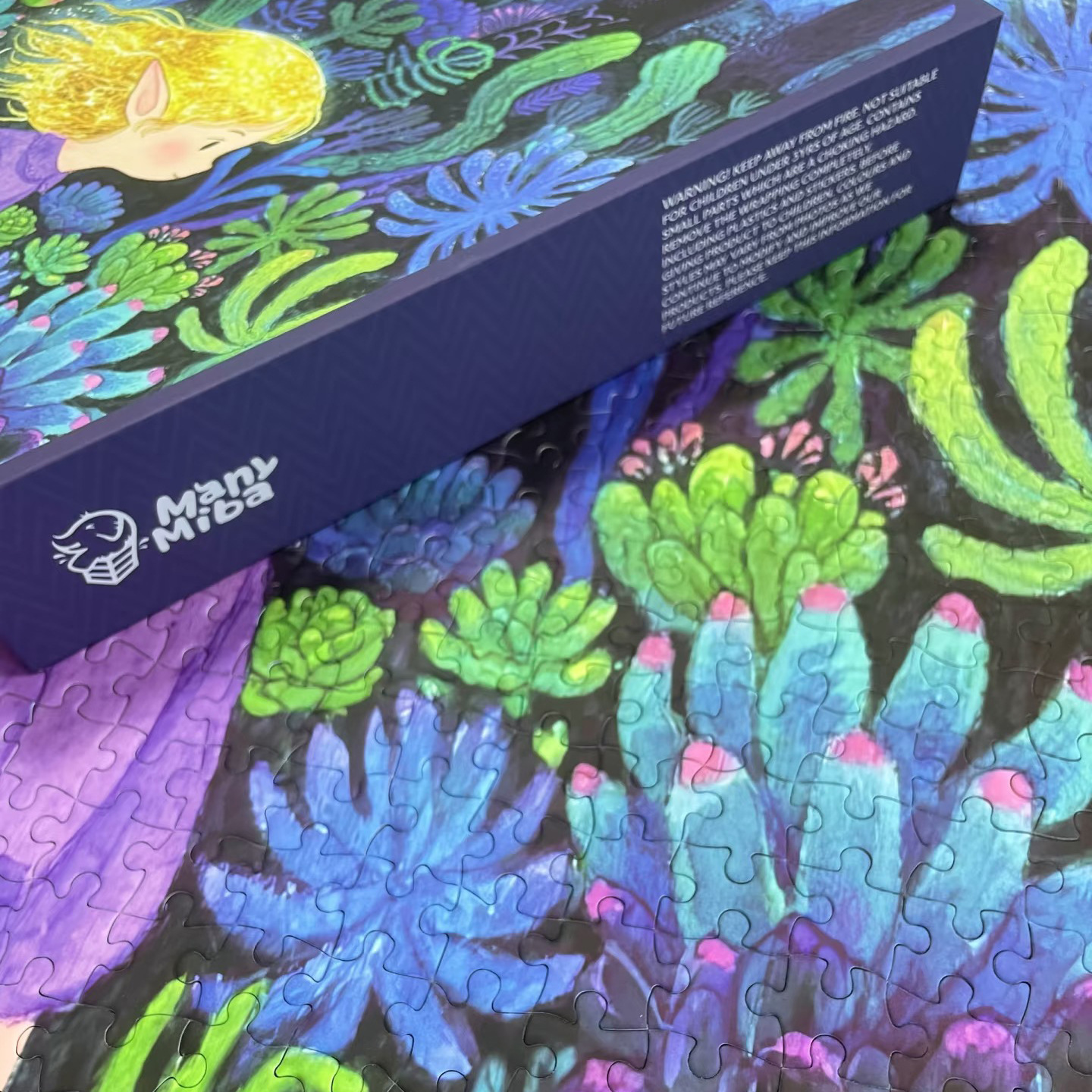 越境ブルーカードパズル 1000 ピース卸売大人ハロウィン紙飛行機パズルカスタムメーカー卸売