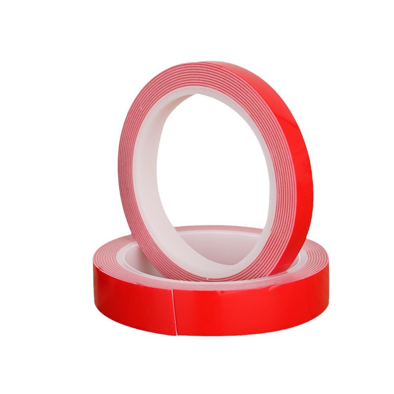 Alta película adhesiva roja gris mascota de espuma de doble cara adhesiva película roja Negro cinta adhesiva del coche cinta de sellado sin fisuras del coche