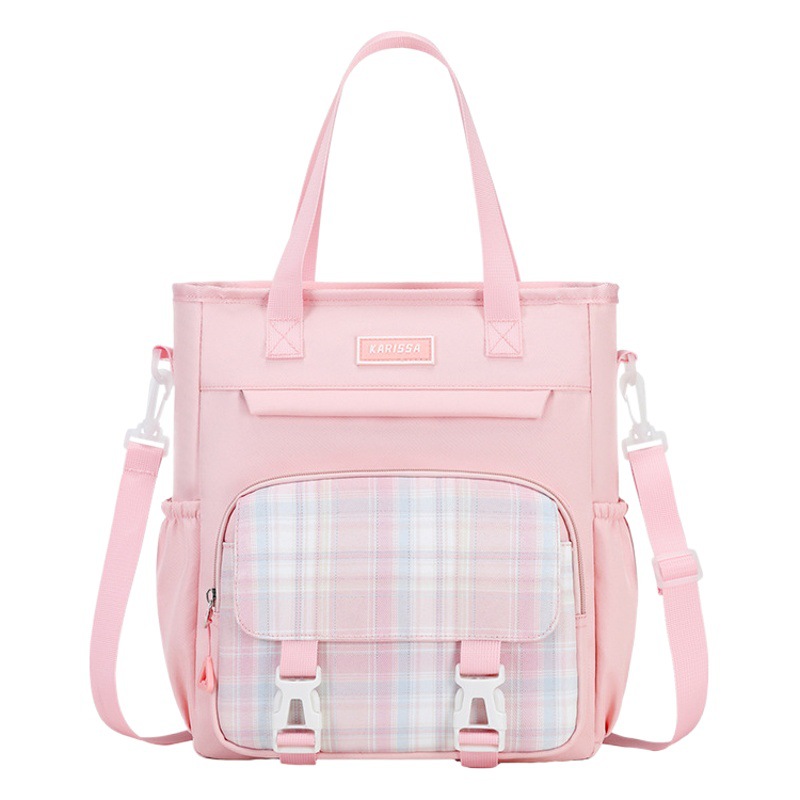 Gran capacidad tutorial bolsa de la escuela primaria estudiante bolso de hombro bolso macaron mochila tutorial bolsa crossbody arte chica