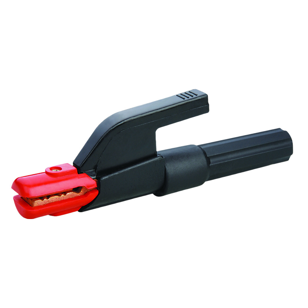 Pinzas de soldadura al por mayor de la fábrica de origen, pinzas de soldadura no calientes, clips de soldadura de diamante negro anticaídas, pinzas de soldadura de grado industrial de 500A. image 16