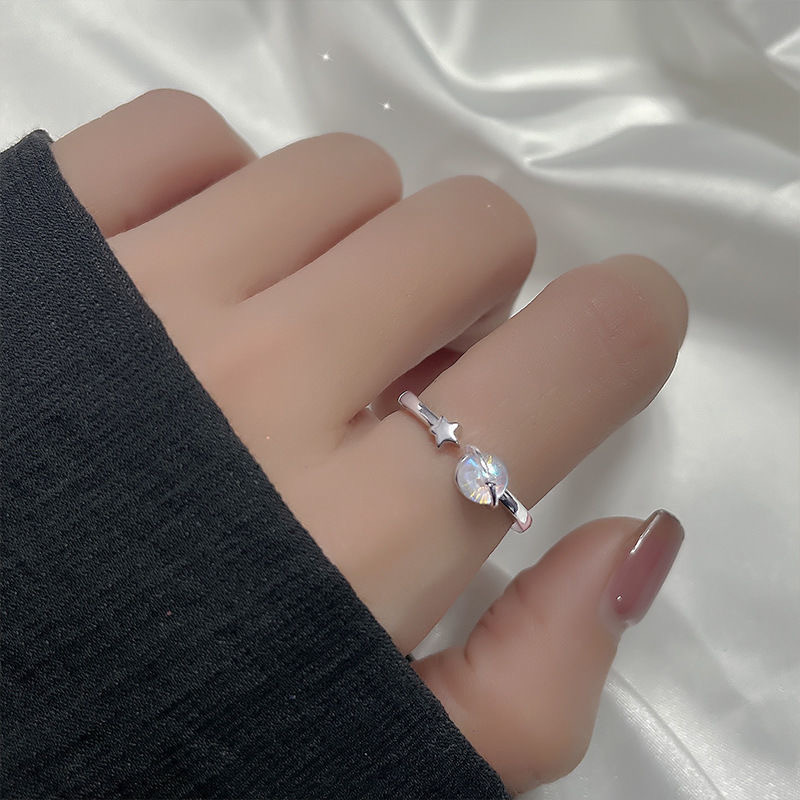 2g Weight 1 Piece Cute Astronaut Planet Alloy Plating Unisex Open Rings