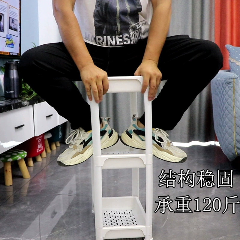 Напольная водонепроницаемая и прочная многоярусная полка для хранения в ванной и на кухне, подставка для специй