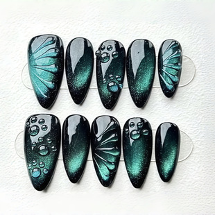 3D���z�ھG�u׃����؈����������׿ɲ�ж������30Ƭ fake nails
