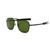 Retro metal trend sunglasses, glossy glasses solar-powered, European style