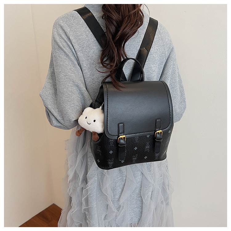 This is a niche design for women, featuring cartoon animal prints. It is a pink backpack with a high level of appearance and large capacity for travel undefined