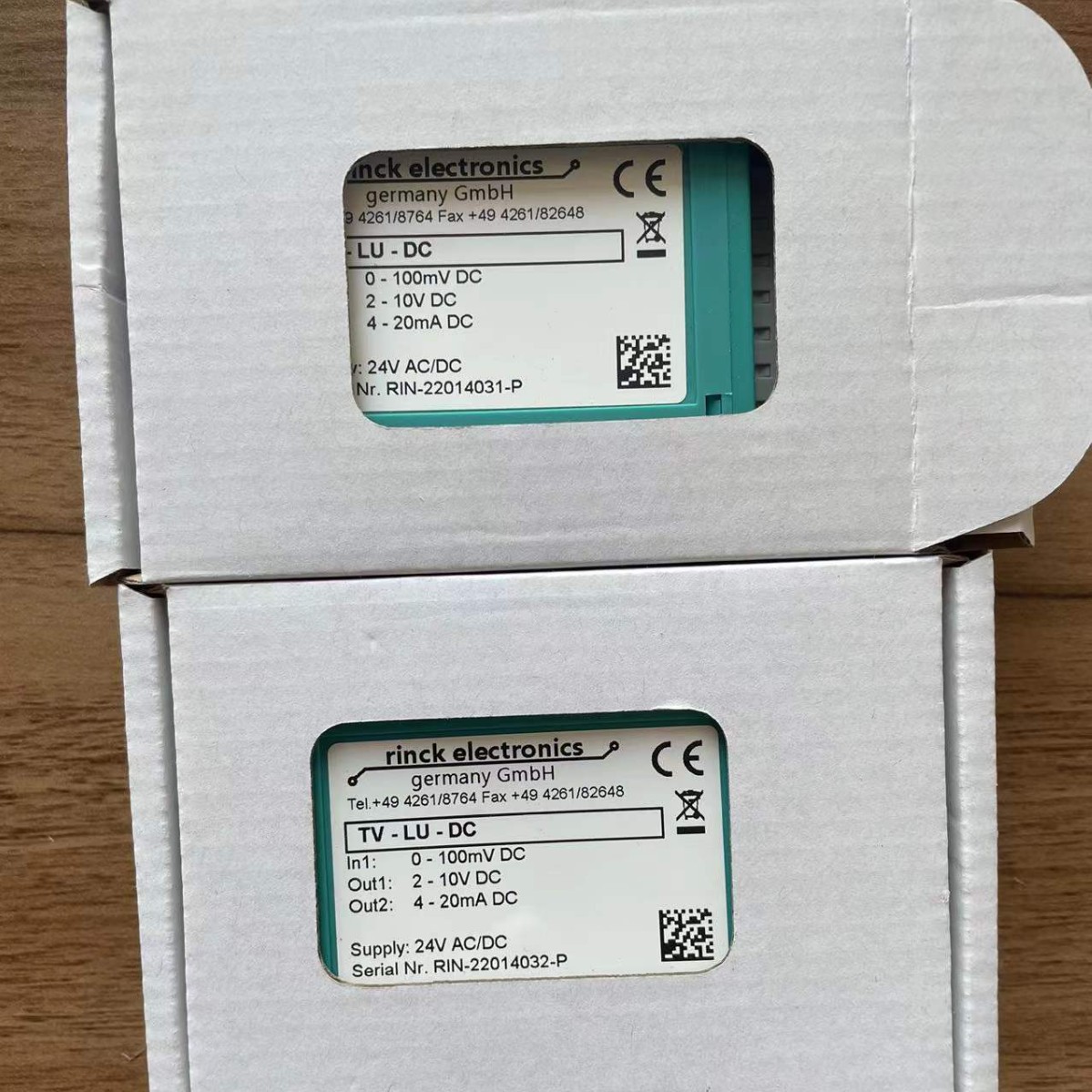 供应德国 rinck 继电器 模块 TV-H-U (0…100V/0…10V)