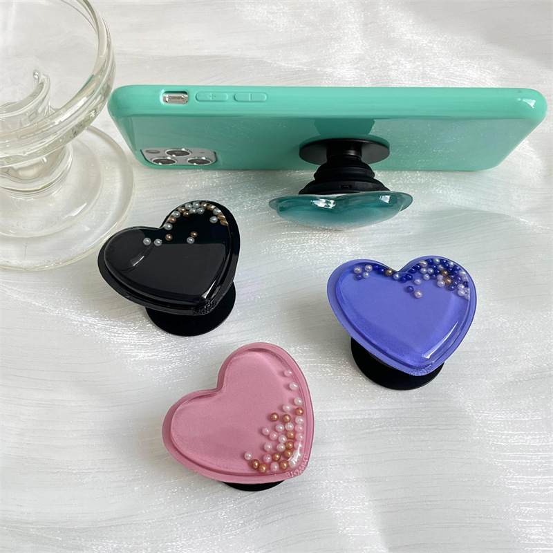 20g Weight Mobile Phone Universal Applicable Brands Airbag Bracket Classification plastic Material Heart Shape Pattern Casual, Simple Style Style Heart Shape Plastic Casual Simple Style Mobile Phone Universal Airbag Bracket 6