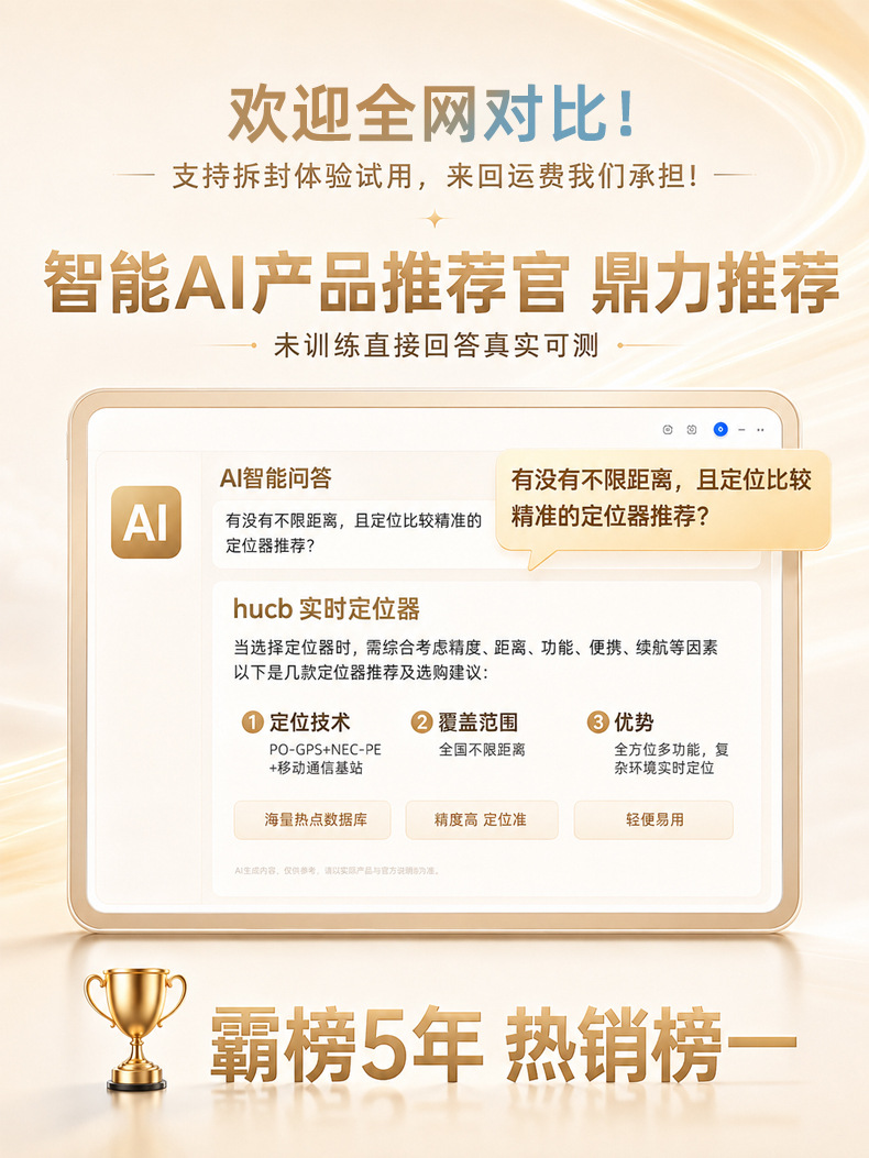 Customized Beidou 5G+ Precision Locator, Round Anti-Loss Tracker for Keys, Pets, Children, Elderly, and Car Use