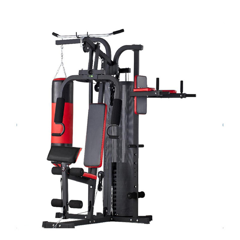 Equipo de entrenamiento multifuncional de una, tres o cinco estaciones para comercio exterior, dispositivo de entrenamiento combinado de cinco estaciones, conjunto completo de equipos de entrenamiento integral.