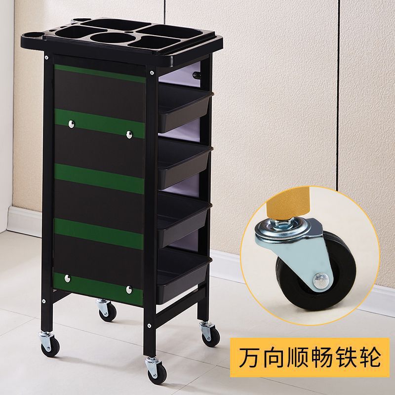 Carro de belleza, cochecito de peluquería, cochecito de peluquería, carro de herramientas, carro de barra de cinco capas, carro de peluquería, armario de herramientas de peluquería